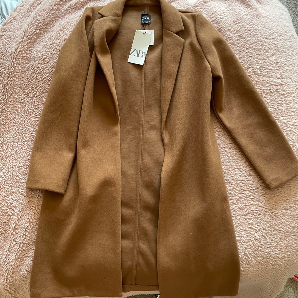 brand new with tags zara peacoat